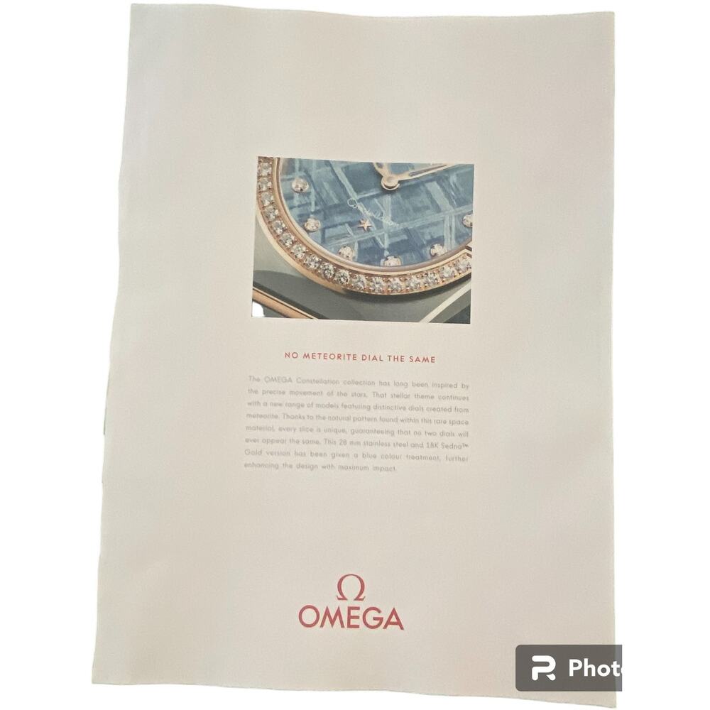 Omega Print Ad Campaign Spring 2024 Saint Laurent Original Magazine Watch